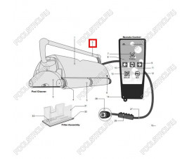 Ручка пылесоса Aquabot Magnum A10611-SP Ручка пылесоса Aquabot Magnum A10611-SP