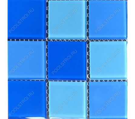 Мозаика для бассейна стеклянная Aquaviva Cristall Light Blue (48 мм) (УП.)